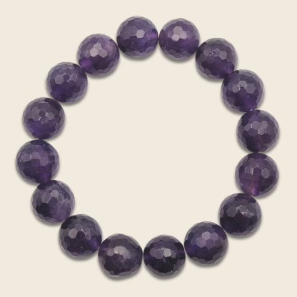 Amethyst Cutting Bracelet